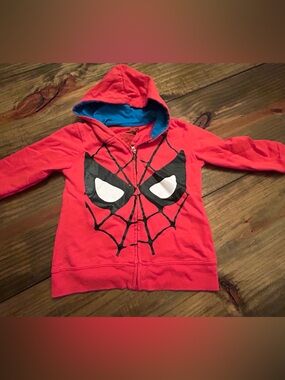 ✨Marvel Red & Blue Spider-Man Kids Hoodie Jacket
